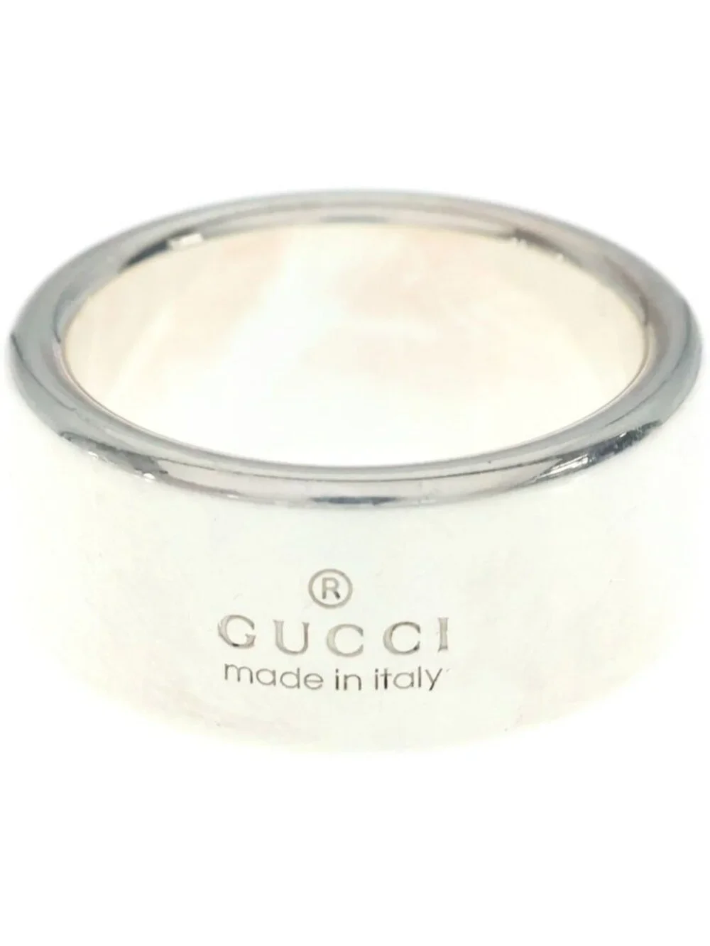 Gucci Diagonal Ring Silver